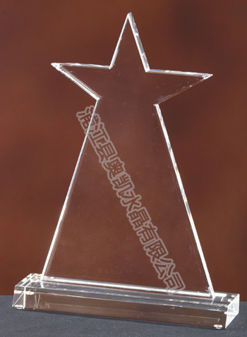 水晶星星獎杯12