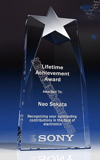 水晶星星獎(jiǎng)杯38