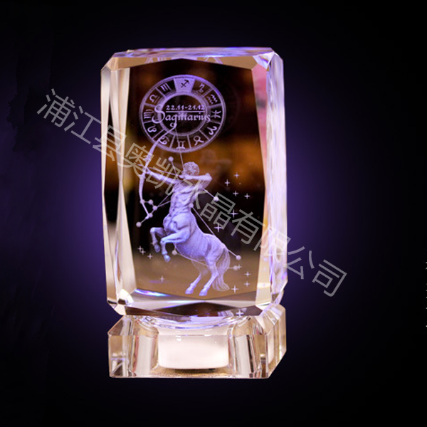 水晶內(nèi)雕107十二星座