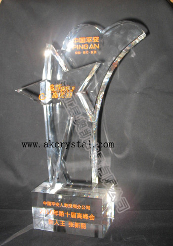 水晶星星獎(jiǎng)杯4