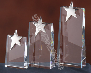水晶星星獎杯16