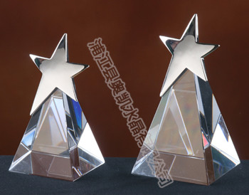 水晶星星獎杯17