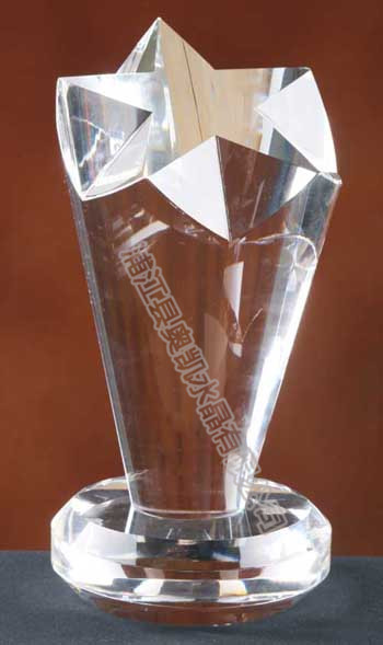 水晶星星獎杯19