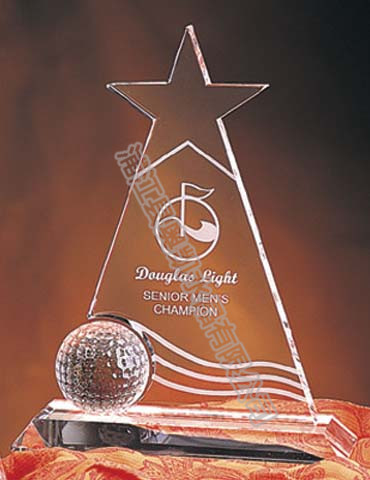 水晶星星獎杯29